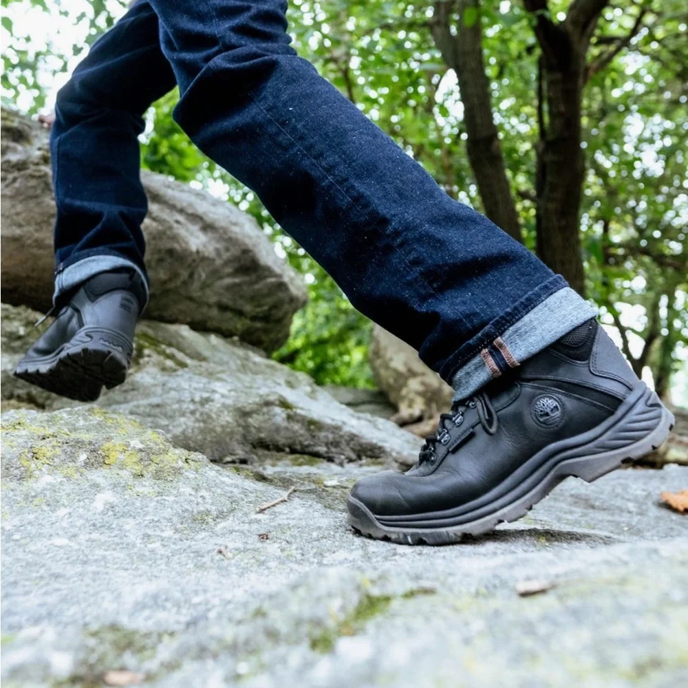 Timberland Black White Ledge Waterproof Mid Hiker | Size 11.5